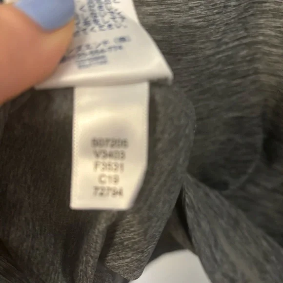 Lands' End Gray Rash Guard Swim Top - Picture 4 of 7